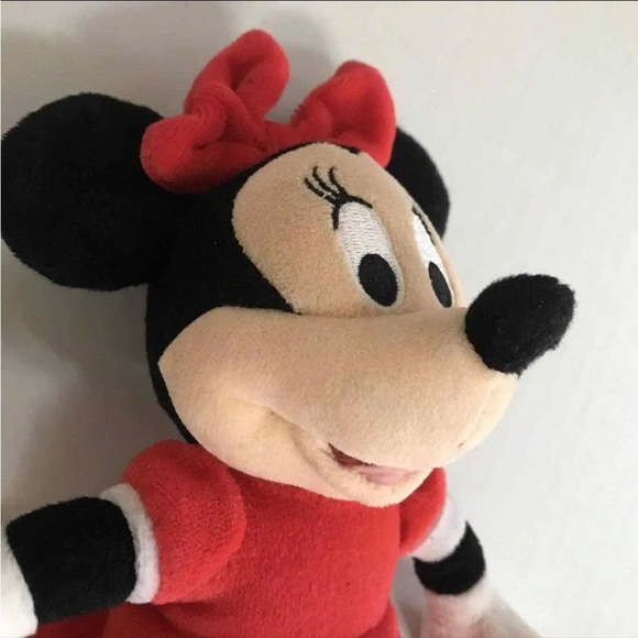 Disney mini Minnie Mouse Soft Doll Plush 10” doll handheld Authentic Disney park - Picture 5 of 14